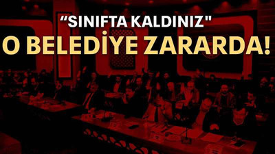 O belediye zararda!